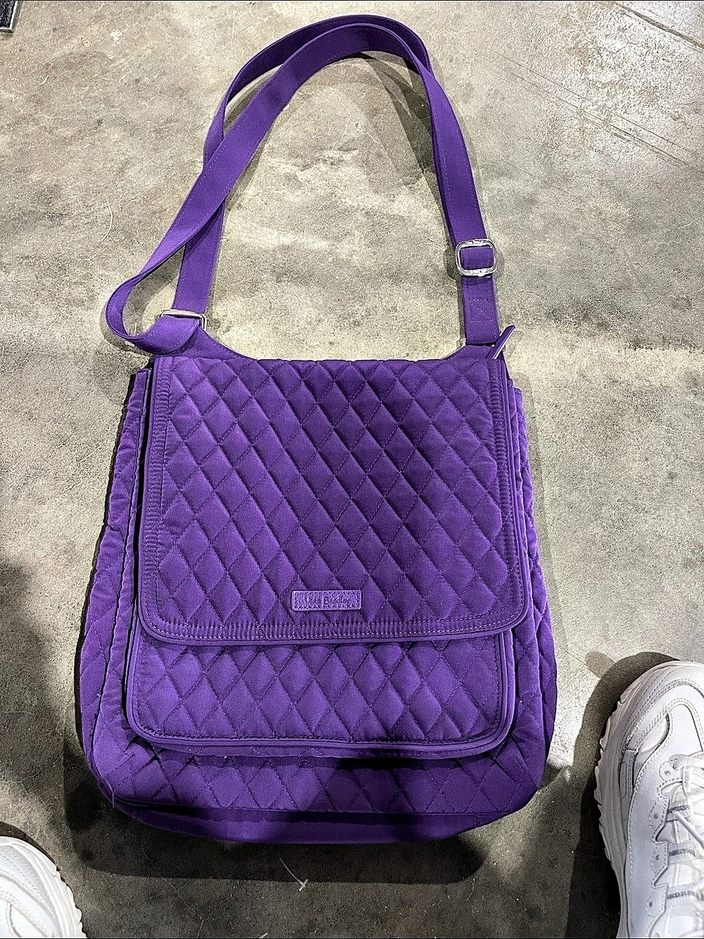 Vera Bradley Quilted Shoulder Bag in Purple